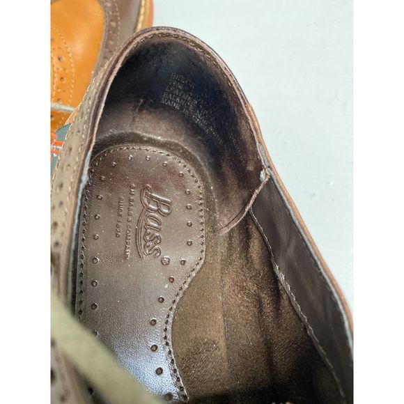 Bass Brown and Tan Leather Loafers - Picture 3 of 6